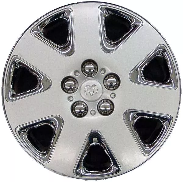 '01-02 Dodge Stratus 15" 2 Tone Chrome / Silver Wheel Cover 548A