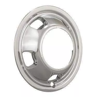 03-18 DODGE RAM 3500 17" Dually Chrome Wheel Simulators Dual Skins Liners Covers SET OF 4
