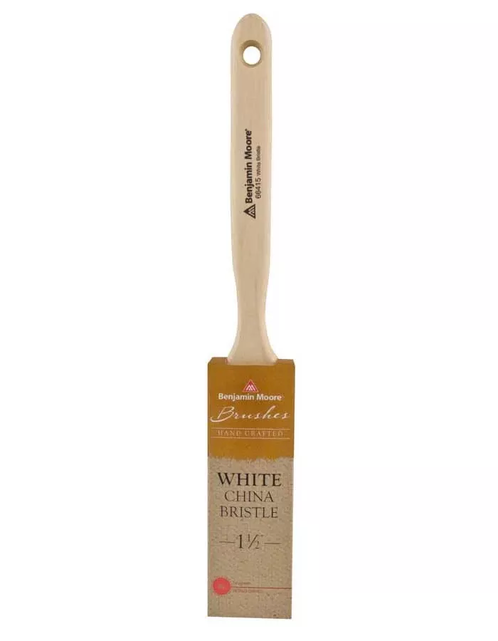 1 1/2 Inch White China Pro Sash Brush For Precision Painting