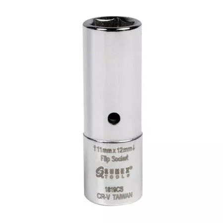 1/4" Dr 11mm x 12mm Flip Socket - Non-Impact Rated - TPMS