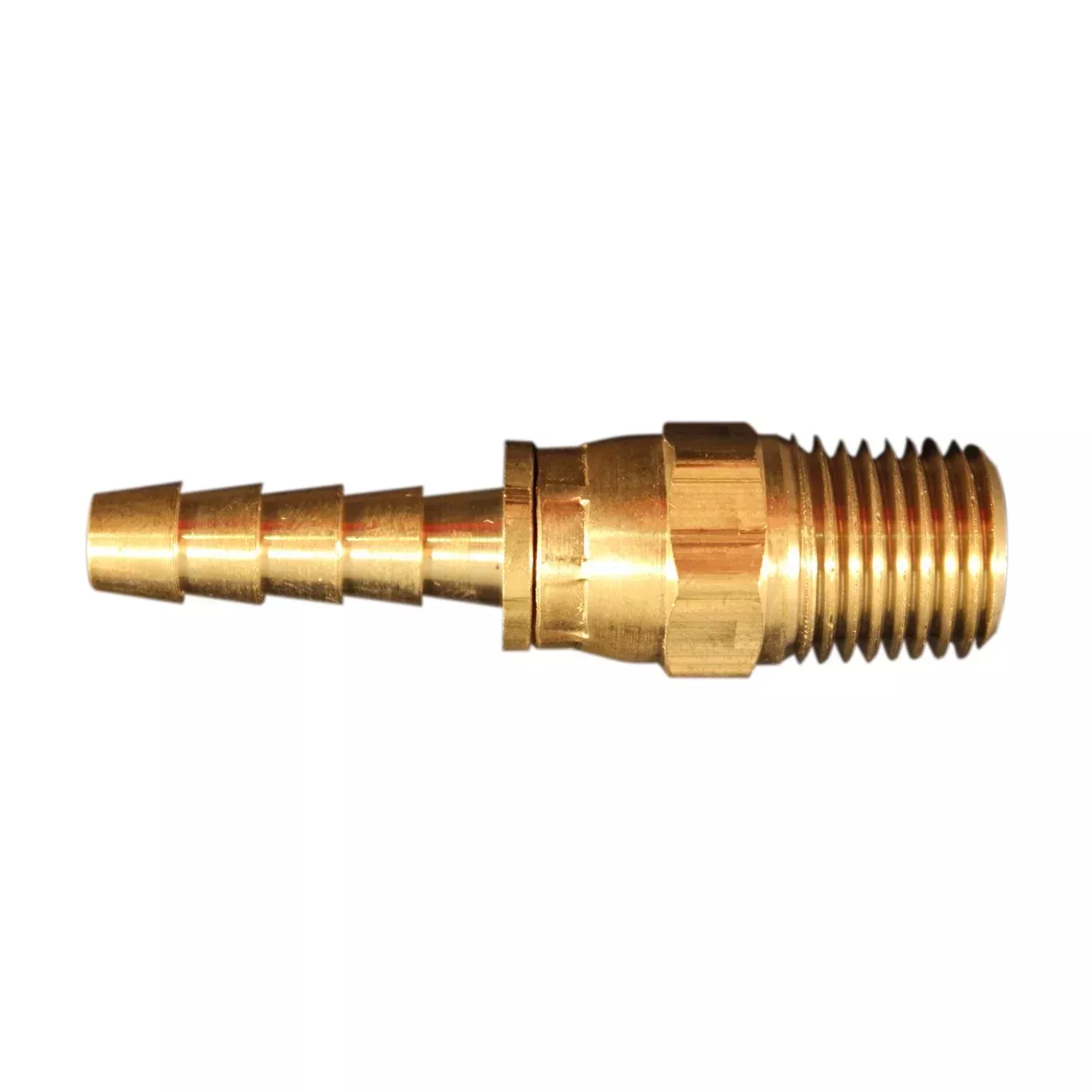 1/4" MNPT 1/4" ID Barb Swivel Hose End Fitting (Each)