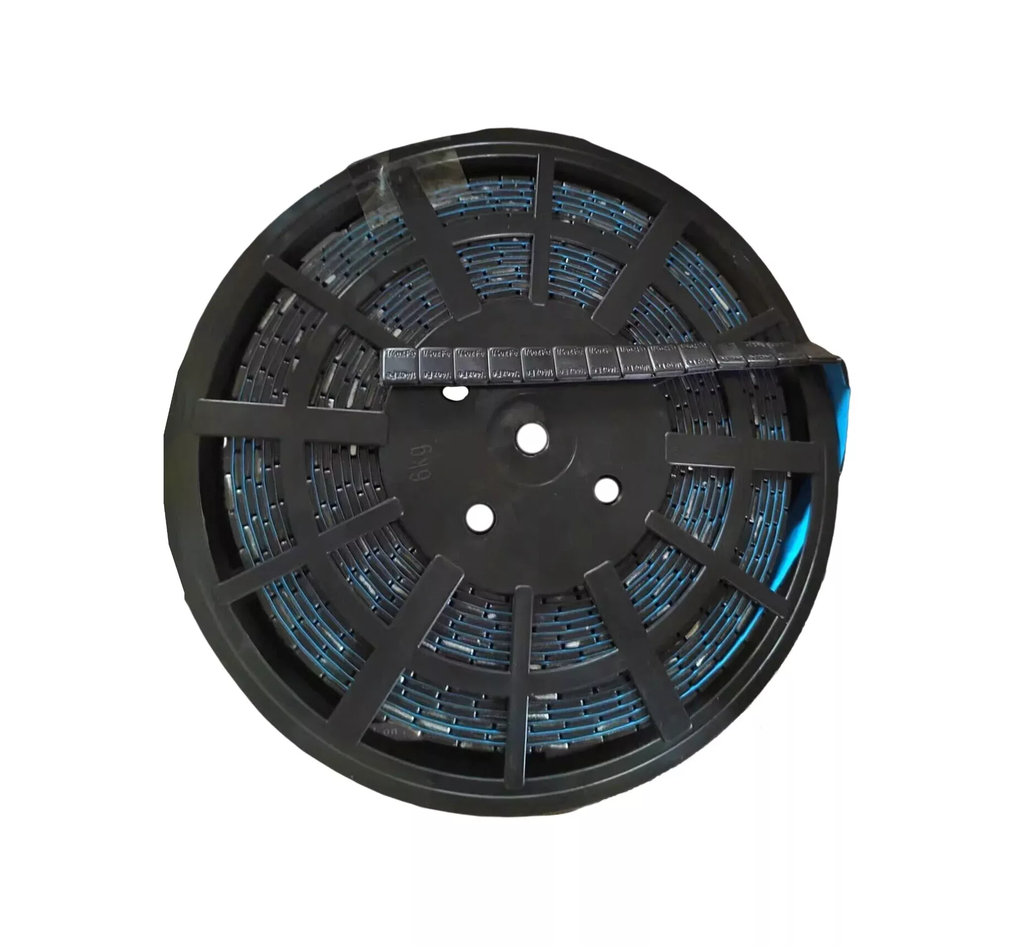 1/4 oz Black Steel Adhesive Wheel Weight - Roll of 640