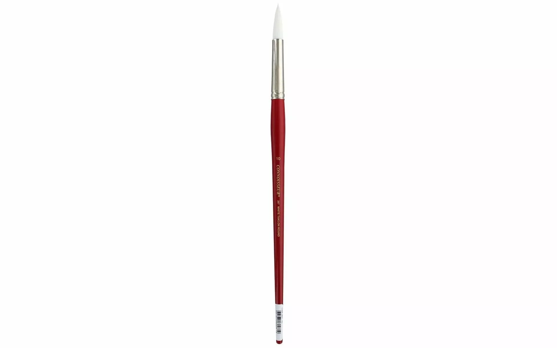 #10 Round Long White Taklon All Media