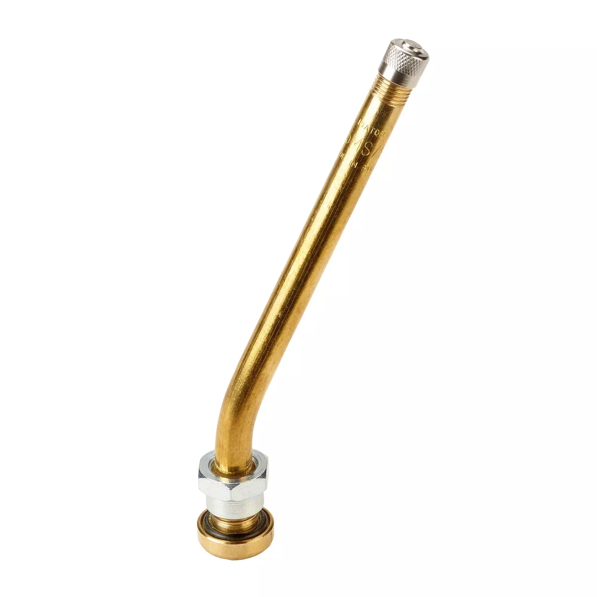 115 MS Brass Truck Tire Valve - 27 Deg. Bend - 25 Pack