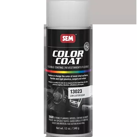 13023 SEM Color Coat Aerosol – Low Luster Clear Case of 6