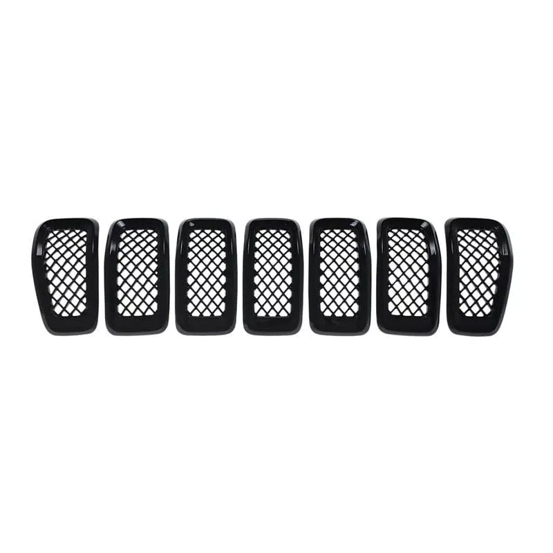 '14-18 Jeep Cherokee Gloss Black Grille Insert / Overlay GI/473BLK