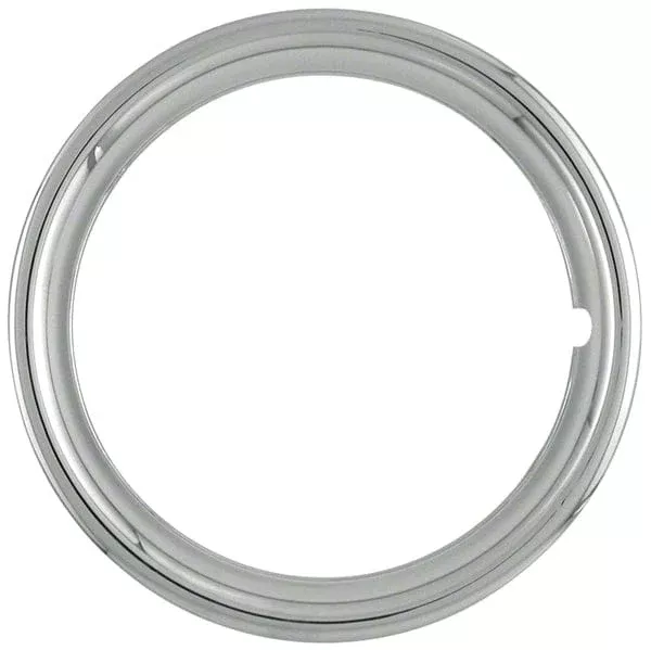 16" Cold Rolled Steel Universal Chrome Trim Rings 1-1/2" Depth 1516C