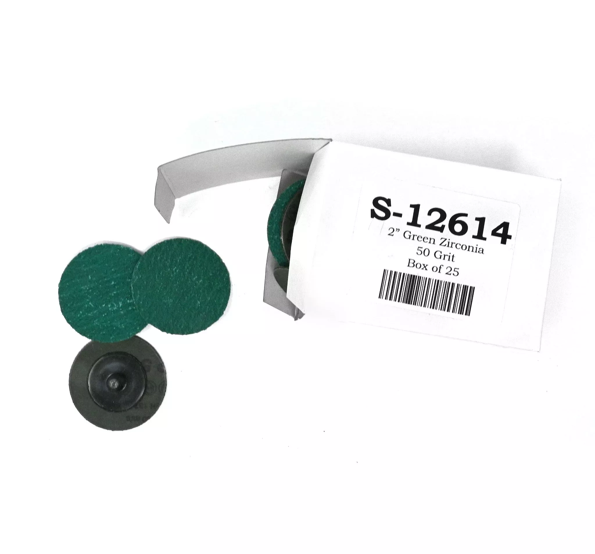 2" Green Zirconia 50 Grit Surface Conditioning Disc (Box of 25)