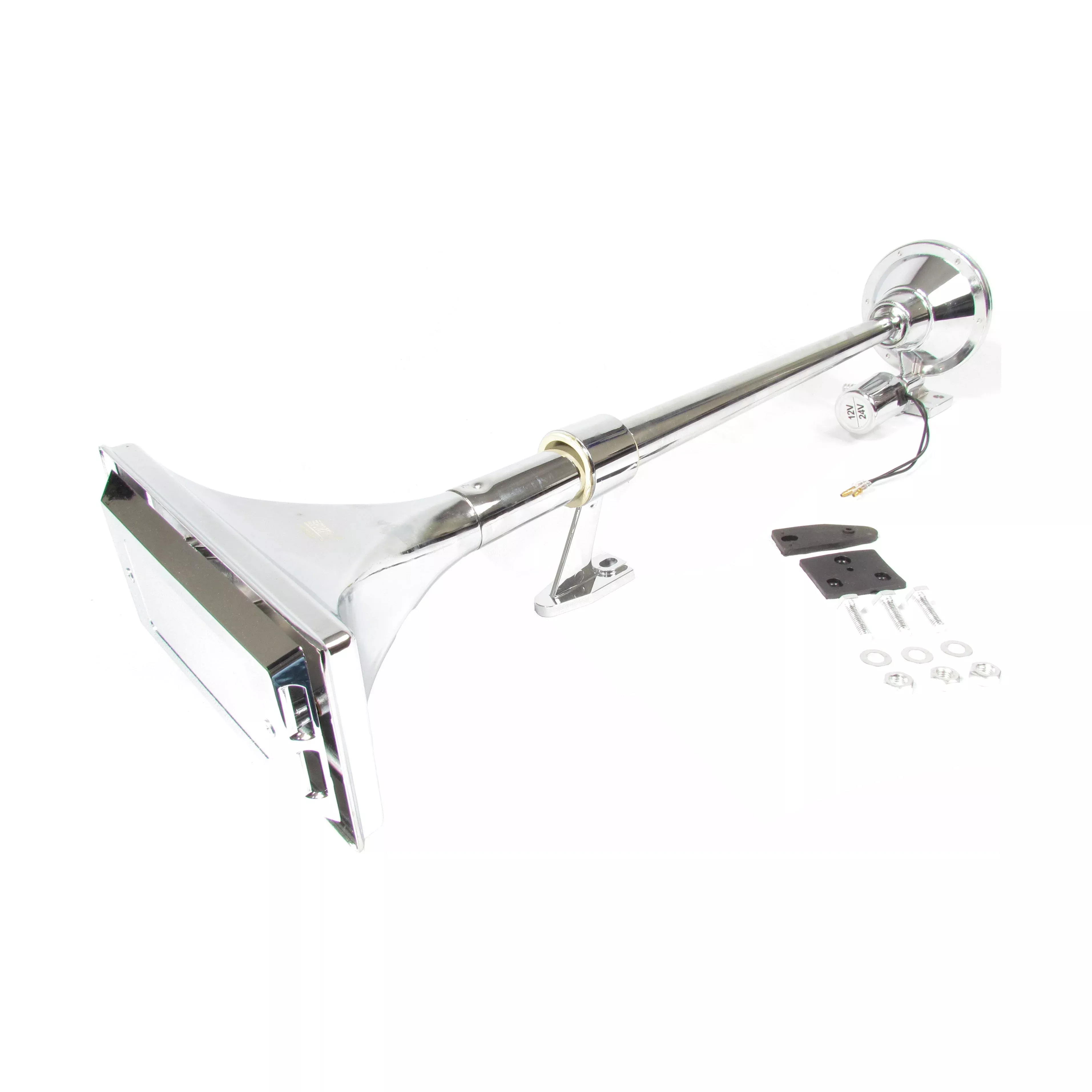 25" Long Rectangular Air Horn 12-24 Volts | F224762