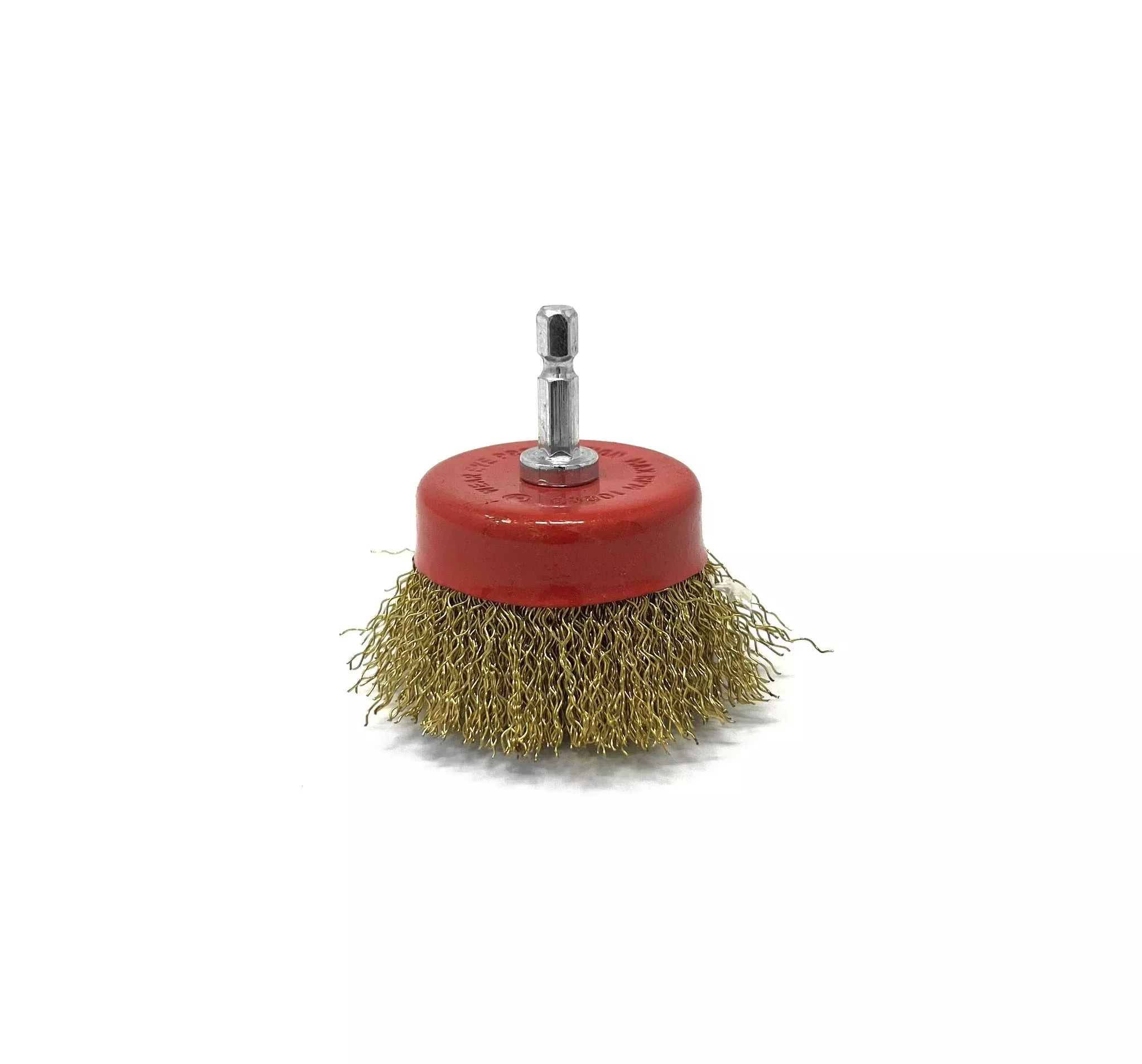 3" Wire Cup Brush, 1/4in. Shaft, 10,000 RPM