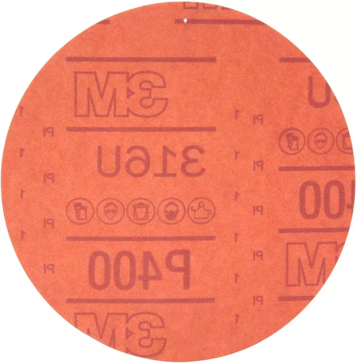 3M 01223 – 150 Grit Hookit™ Red Abrasive Disc (6", 50 Pcs)