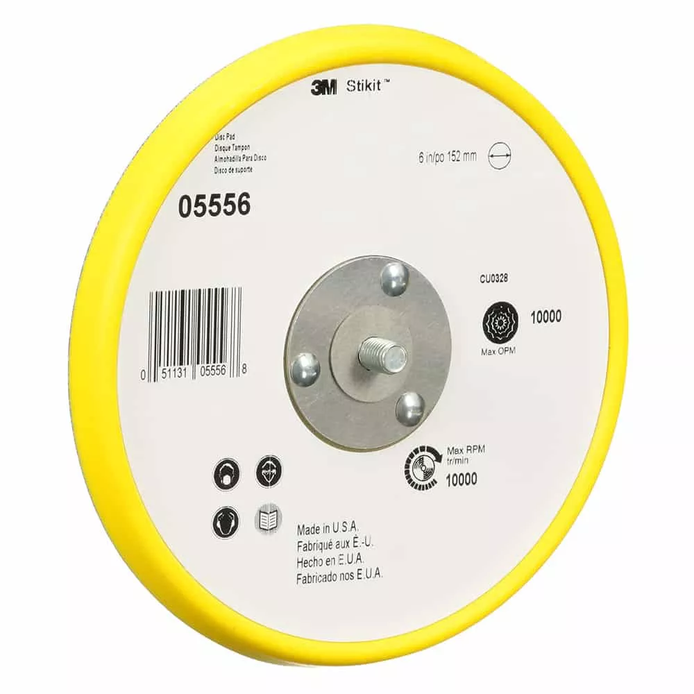 3M 05556 – Stikit™ Low Profile Disc Pad, Firm (6 in)