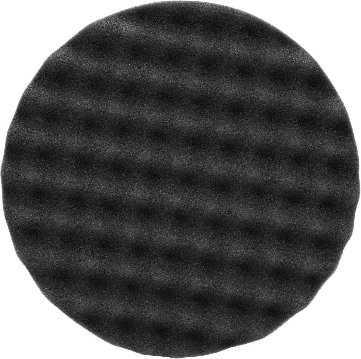 3M 05738 – Perfect-It™ Black Foam Polishing Pad (8″, Flat Waffle Face)