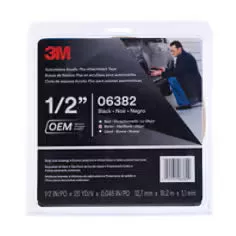 3M 06382 – Double-Sided Automotive Attachment Tape (Black, 1/2 in x 20 yd)