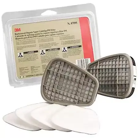 3M 07195 – Replacement Cartridge/Filter Packout, Organic Vapor/P95