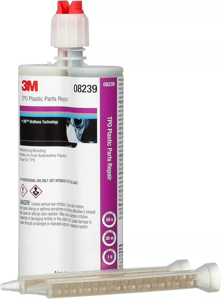 3M 08239 – Plastic Part Repair (200 mL Cartridge, Black)