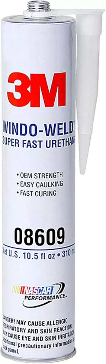 3M 08609 - Window Weld Super Fast Urethane, 10.5 fl oz, Black
