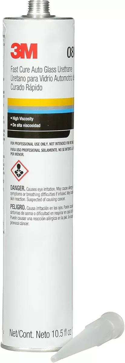 3M 08690 - Fast Cure Auto Glass Urethane, 10.5 fl oz, White