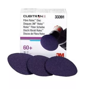 3M 33391 – 60 Grit Cubitron™ II Fibre Roloc™ Disc (3", 15 Pcs)