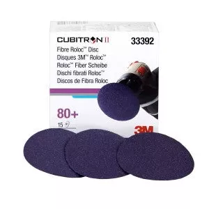 3M 33392 – 80 Grit Cubitron™ II Fibre Roloc™ Disc (3", 15 Pcs)