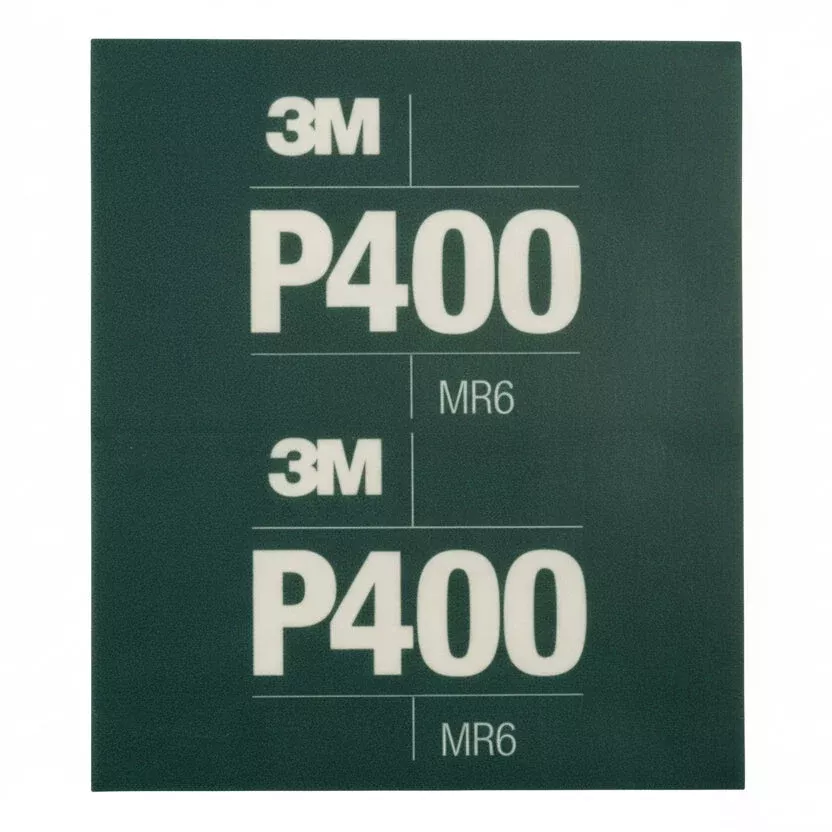 3M 34337 – 400 Grit Hookit™ Flexible Abrasive Sheet (5.5 in x 6.8 in, 25 Pack)
