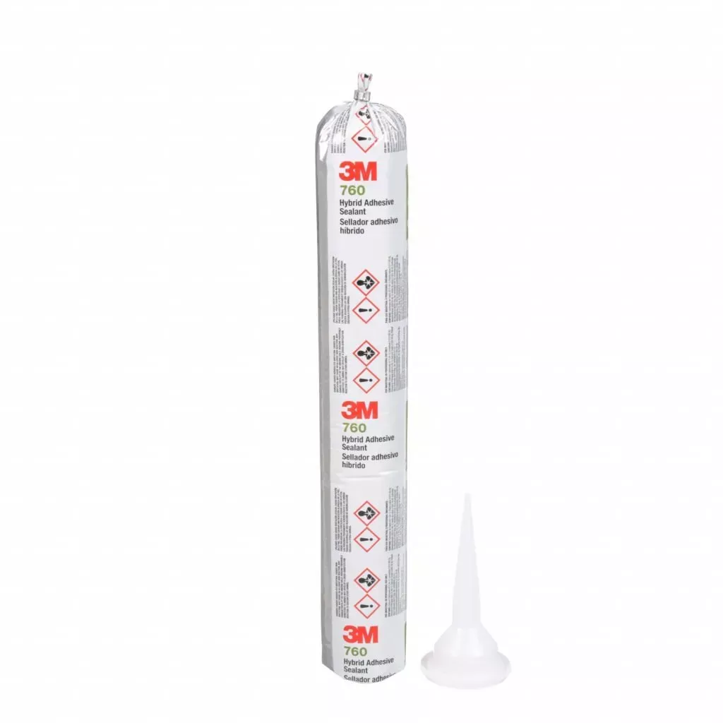 3M Adhesive Sealant 760 UV, 600 mL Sausage PackChoose Gray, Black or WhiteCase of 12