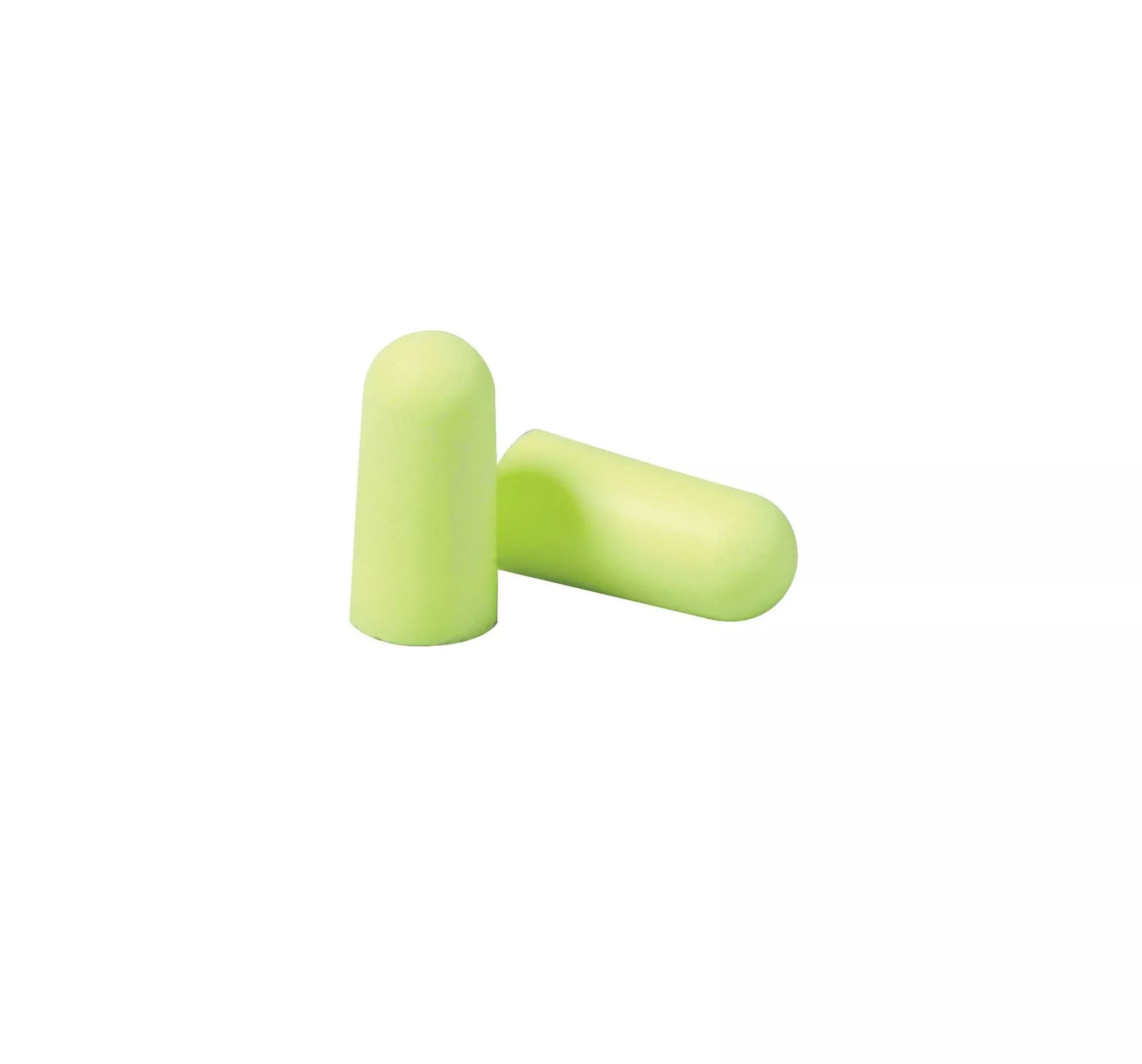 3M E-A-Rsoft Yellow Neon Foam Earplugs, Polyurethane, Uncorded Box of 200