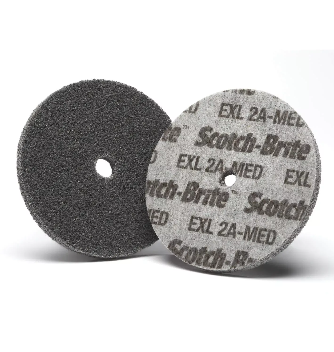 3M Scotch-Brite EXL Unitized Abrasive Wheel 24274, XL-UW, 2A Medium, 4 in x 1/4 in x 1/4 inCase of 20
