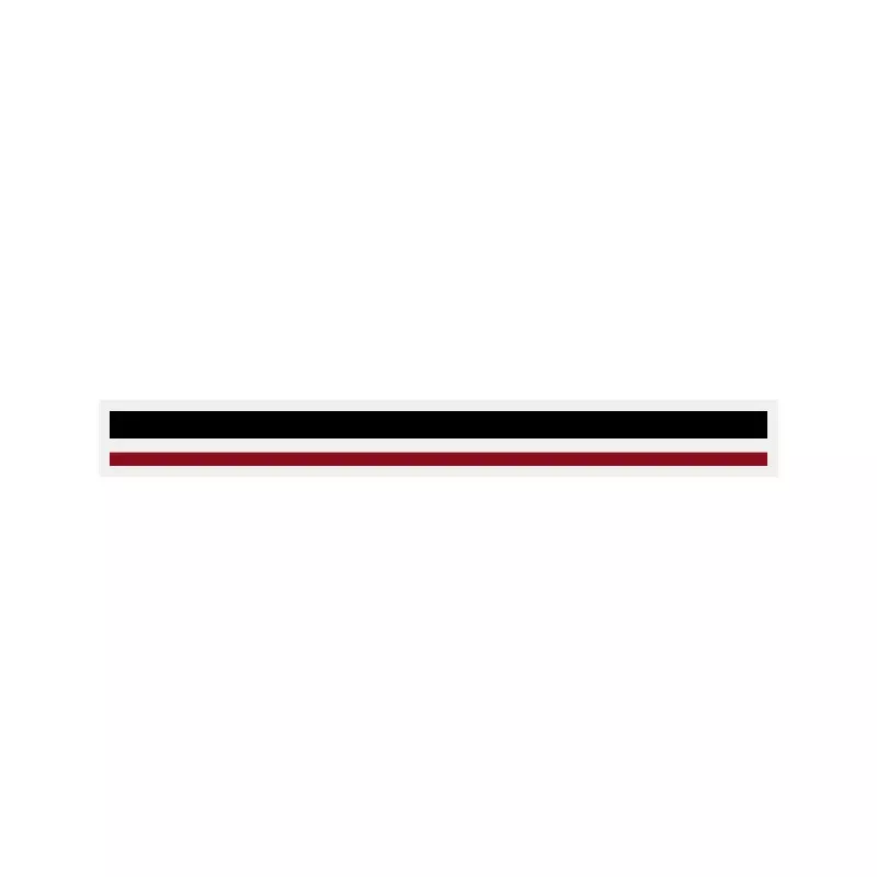 4/16" x 150 ft. Black & Burgundy 2 Color Pinstripe Tape