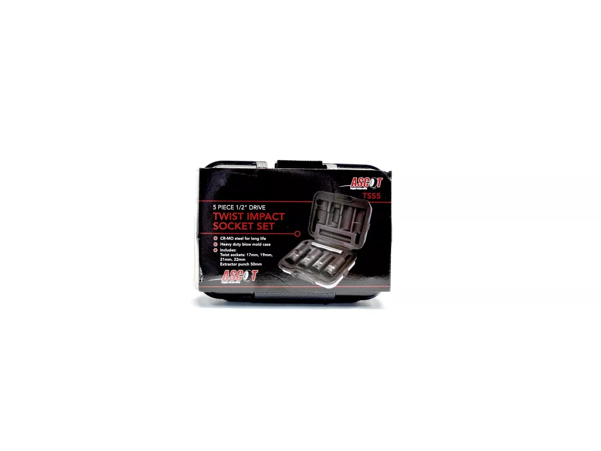 5 Piece Drive Twist Socket Set