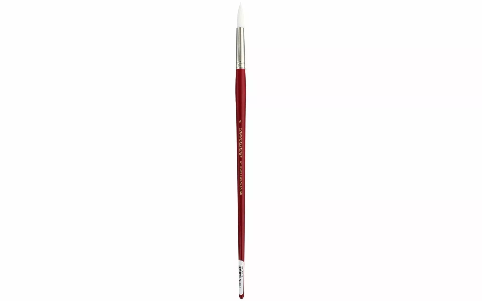 #6 Round Long White Taklon All Media