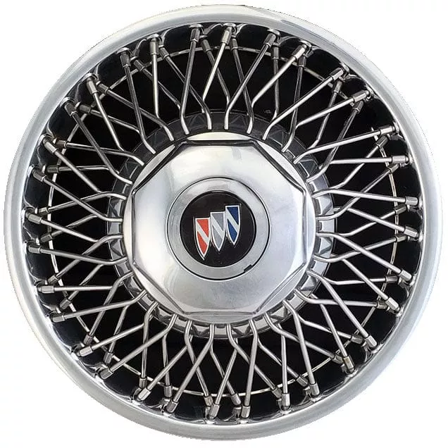 '89-90 Buick Electra 14" Wire Wheel Cover (Uses Plastic Lock) 1111C