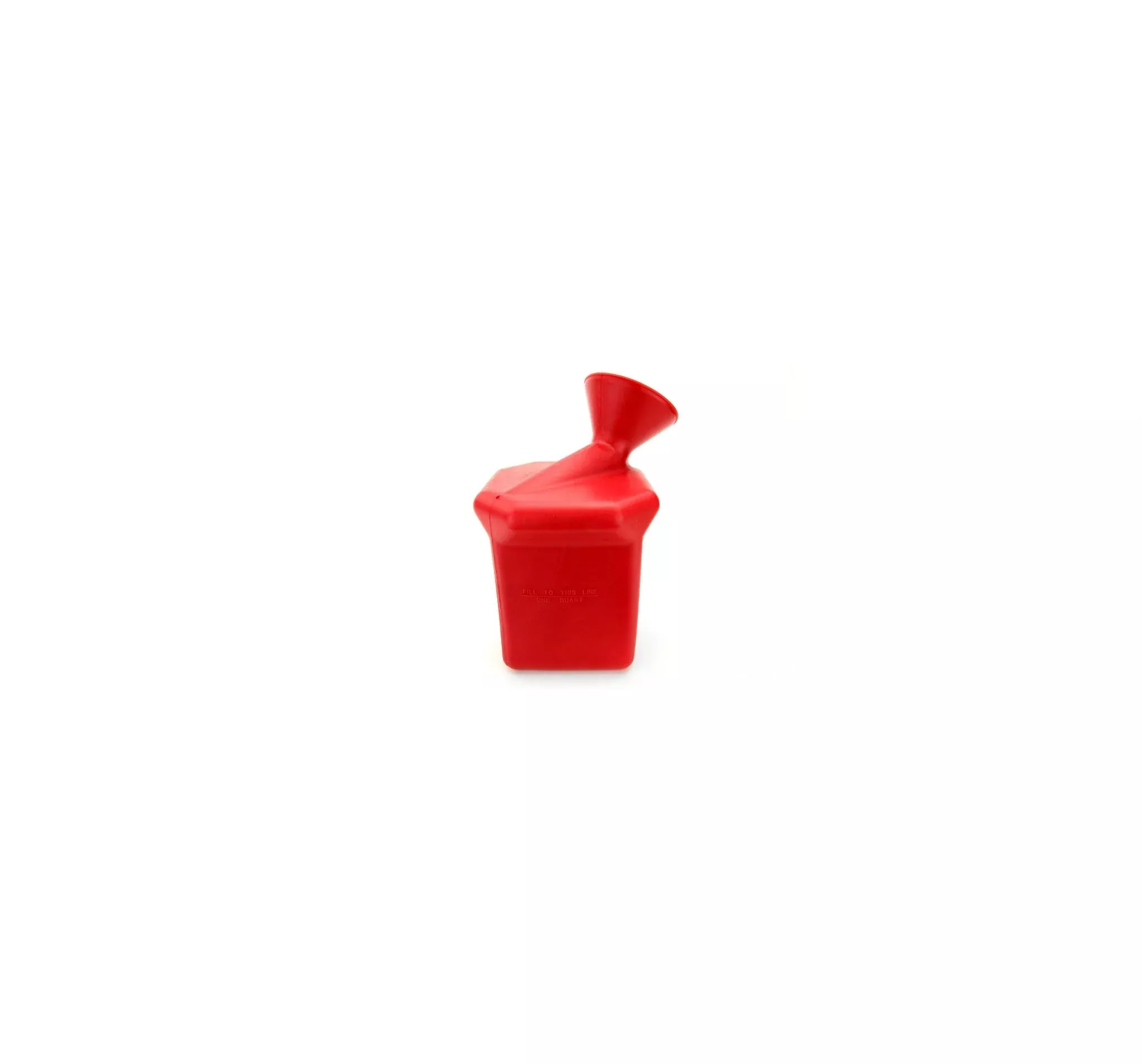 Angled Top Red Lube Bottle/Bucket for Tire Changers