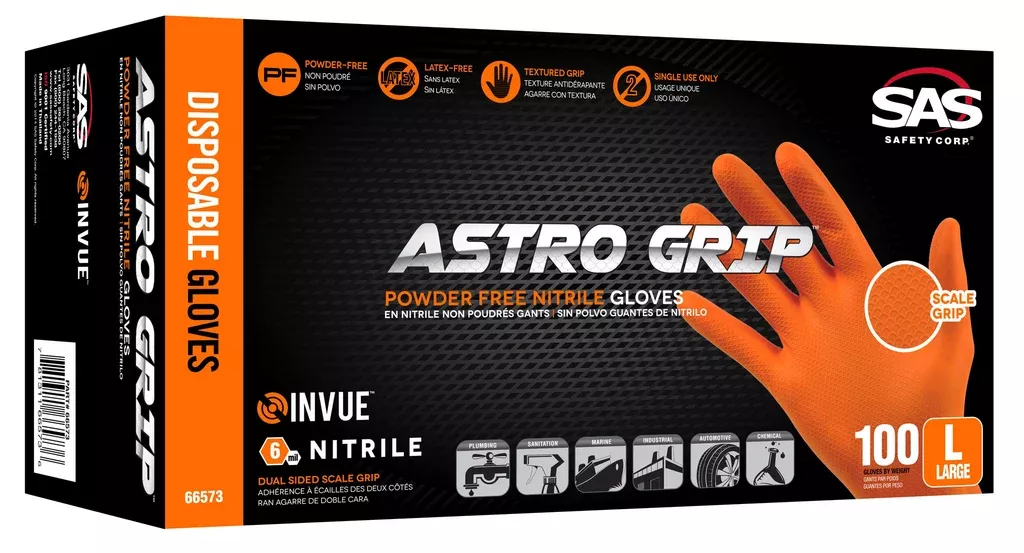 Astro-Grip Nitrile Disposable Glove (Powder-Free)