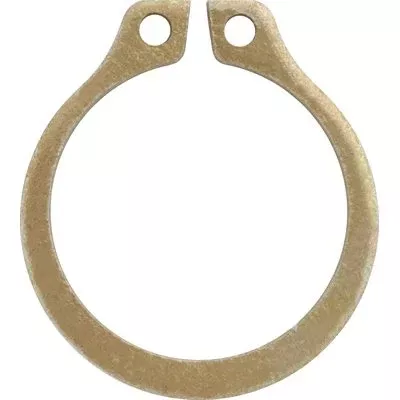 Au-ve-co 10124 Basic External Retaining Ring, 1-3/16 in Dia Shaft, 1.118 in Dia Groove, Zinc-Plated