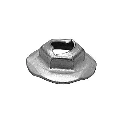 Au-ve-co 10733 Thread Cutting Nut, System of Measurement: Imperial, 1/2 in Width Across Flat, Zinc