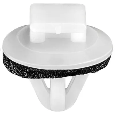 Au-ve-co 15695 Molding Clip With Sealer, Nylon, White