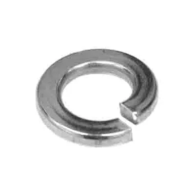 Au-ve-co 5723 Spring Type Lock Washer, 7/16 in Trade, Zinc-Plated