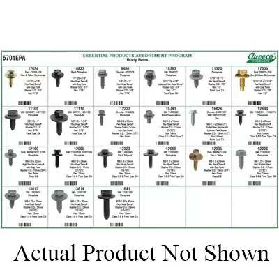 Au-ve-co 6701EPA Body Bolts Assortment, 395 -Piece