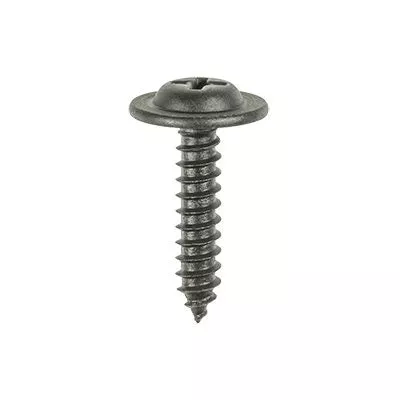 Au-ve-co AP13026 Tapping Screw, System of Measurement: Imperial, #8 Thread, 3/4 in L, Washer Head, Phillips Drive