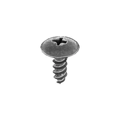 Au-ve-co AP18340 Tapping Screw, System of Measurement: Metric, M4.8x1.6 Thread, 15 mm L, Truss Head, Phillips Drive