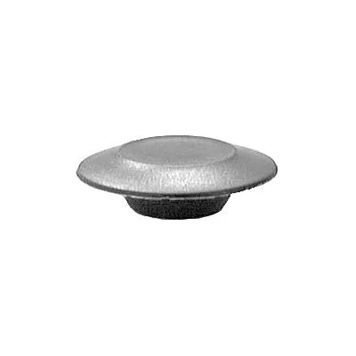 Au-ve-co AuvecoPak AP11746 Plug Button, 7/8 in Dia Head, 26 ga Max Panel Thickness, Fits Hole Size: 1/2 in, Black