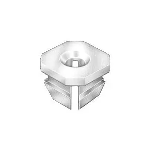 Au-ve-co AuvecoPak AP13450 Nut, System of Measurement: Imperial, #8 Thread, Nylon