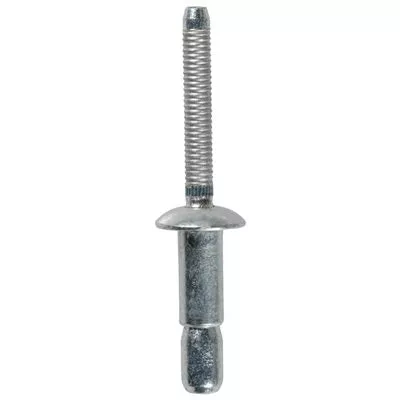 Au-ve-co Ultragrip Interlock 17429 Dome Head High Strength Rivet, 13/32 in L, 3/16 in Dia, 1/16 to 17/64 in Grip