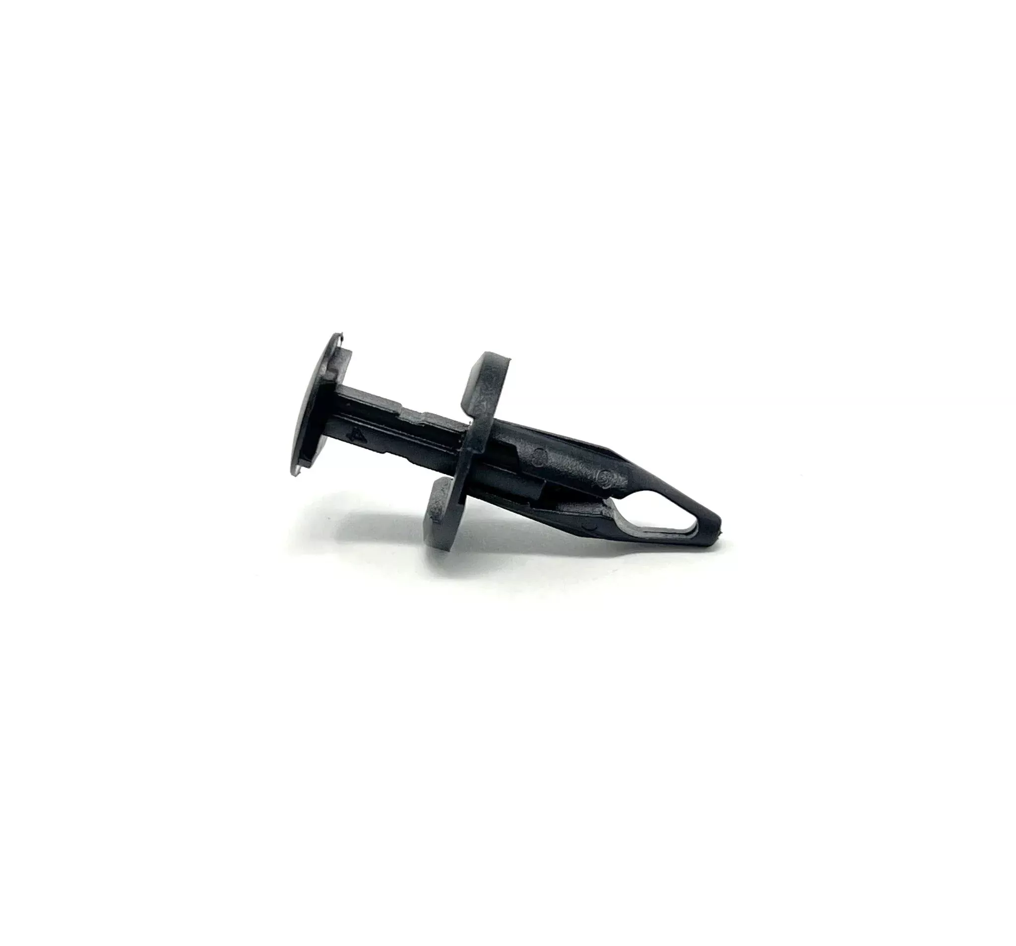 Black Nylon Wheel Opening Molding Push-Type RetainerHead Diameter 19/32", Stem Length 3/4", Fits Into 1/4" Hole GM #21077123 (25 pack)