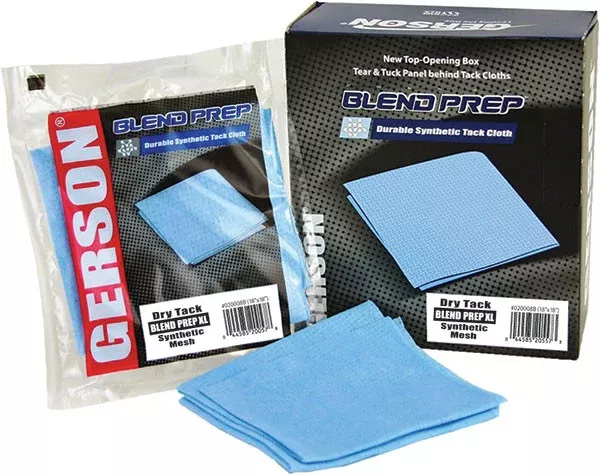 Blend Prep Tack Cloths, Gerson, BLUE, 9" x 18"