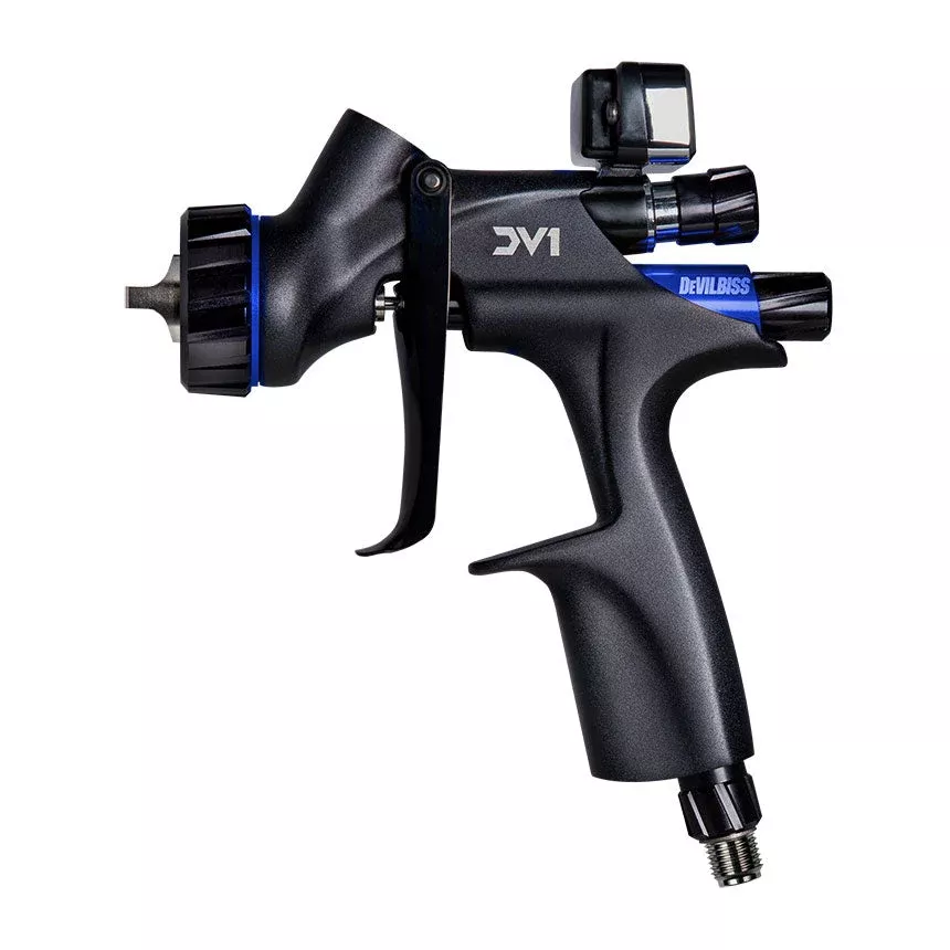 DeVilbiss DV1 704504 – Basecoat Digital HVLP Spray Gun Kit (1.2, 1.3, 1.4 mm)