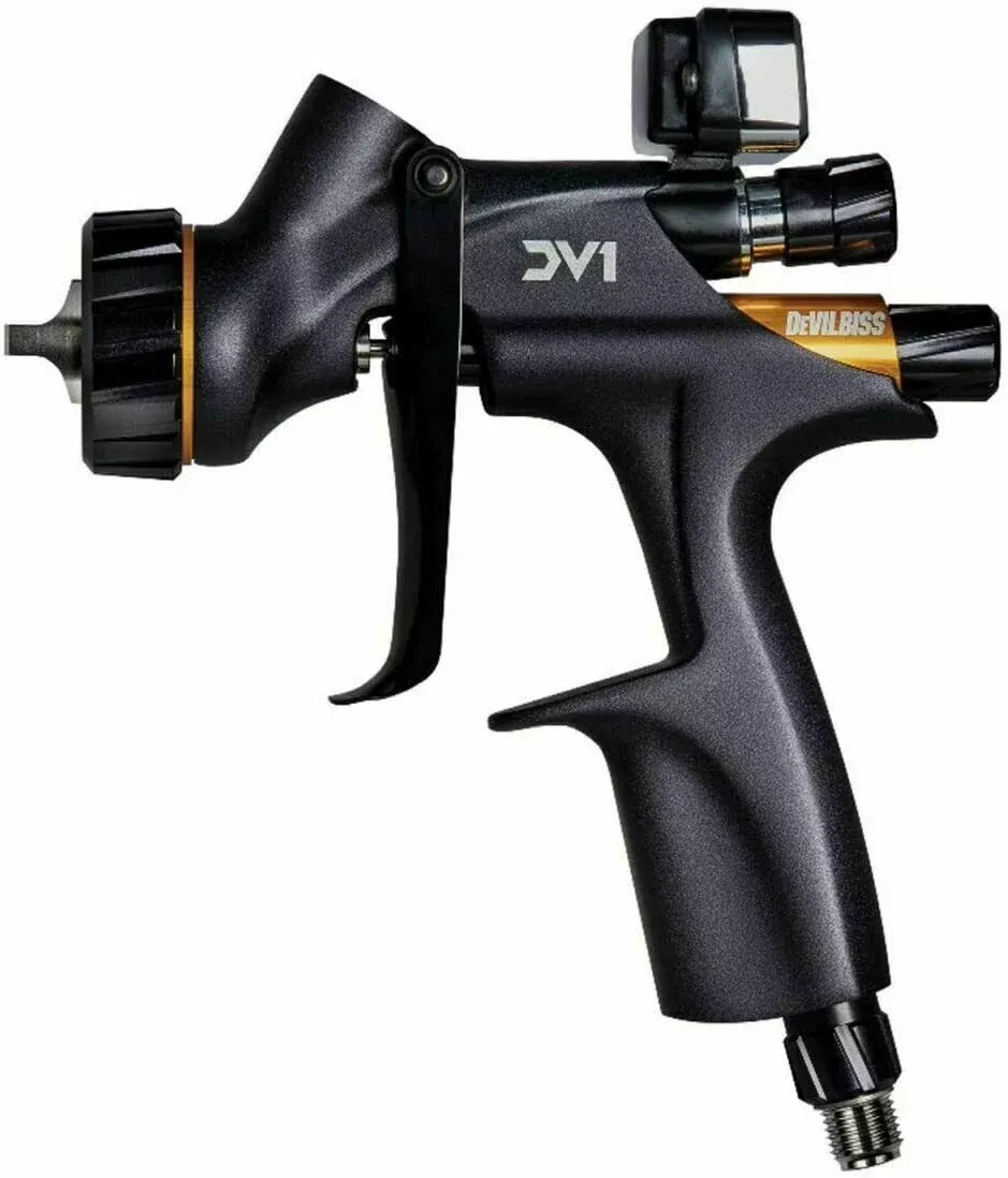 DeVilbiss DV1 704521 – Clearcoat Spray Gun (1.2, 1.3, 1.4 mm)