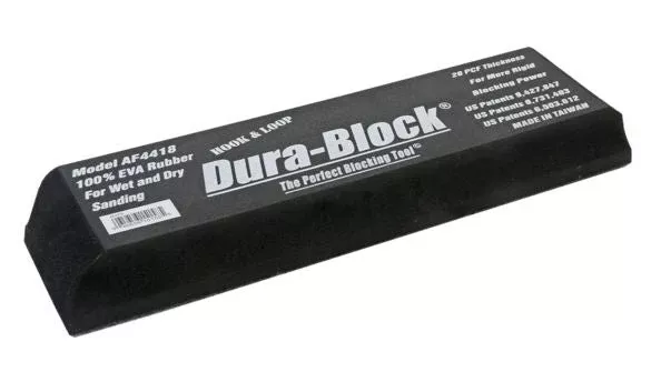 Dura-Block (AF4418) Hook & Loop Black 11" Sanding Durablock