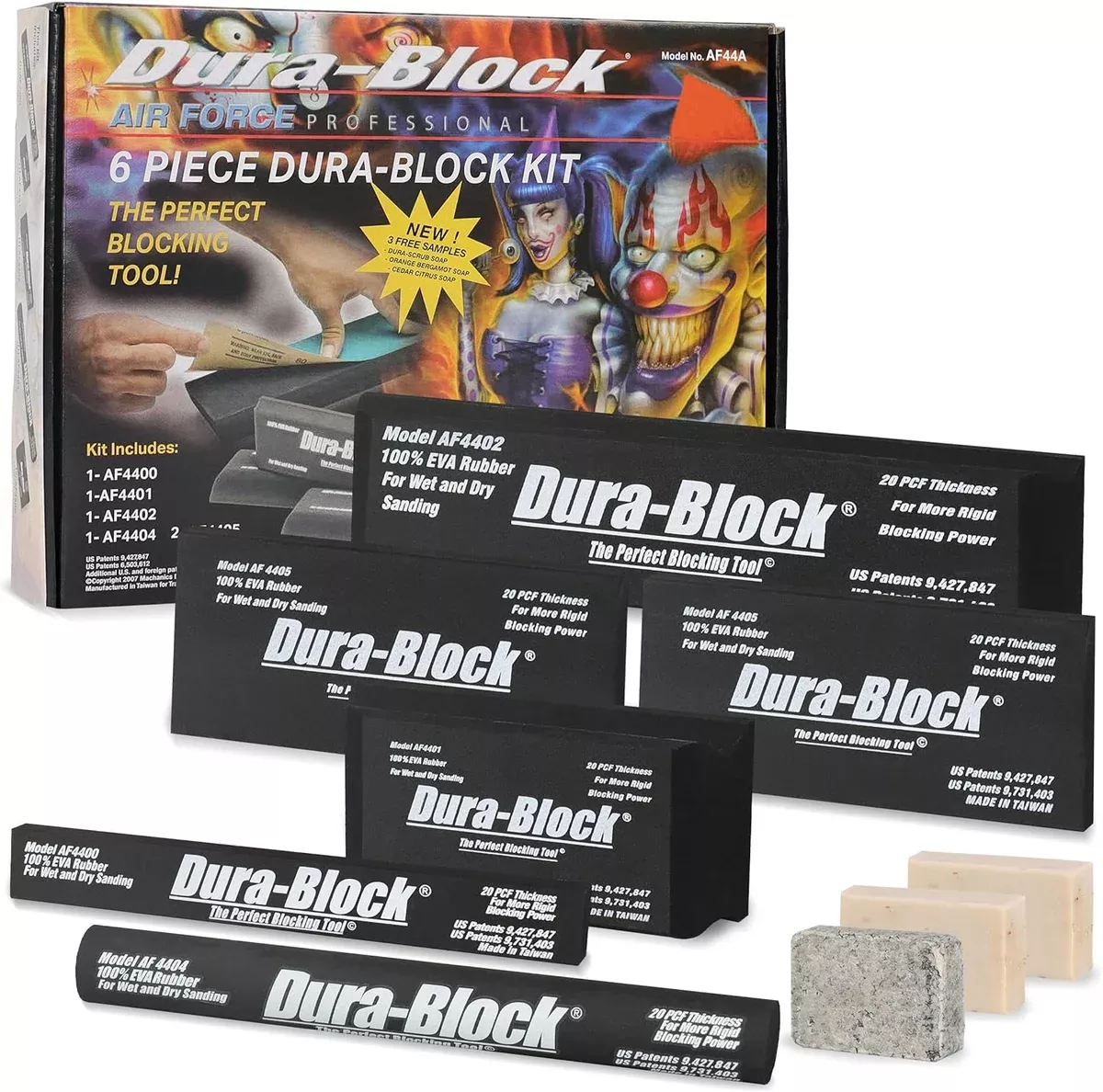 DURA-BLOCK AF44A - 6 Piece Kit Sticky Edition